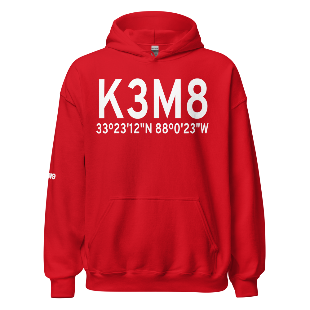 North Pickens Airport (K3M8) ICAO Hoodie Sweatshirt 