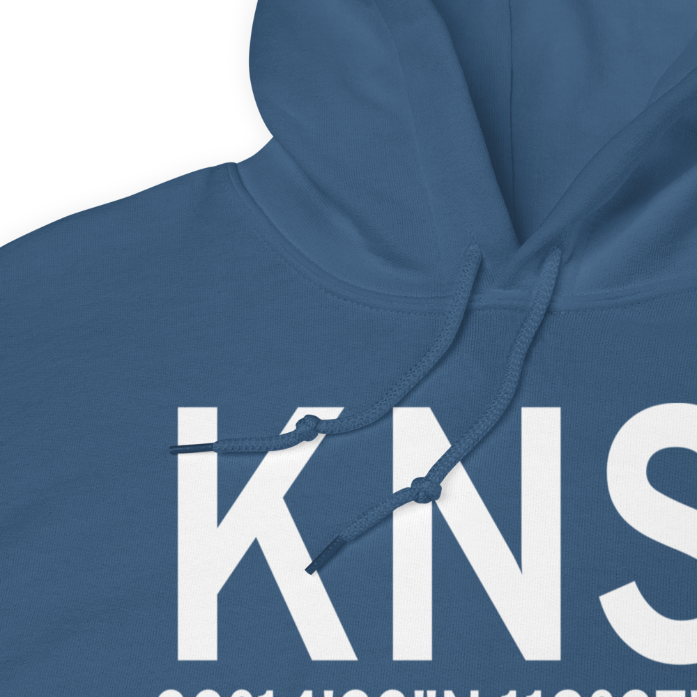 San Nicolas Island Nolf Airport (KNSI) ICAO Hoodie Sweatshirt 