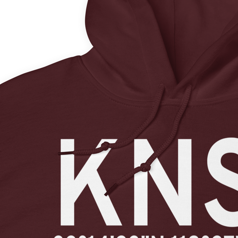 San Nicolas Island Nolf Airport (KNSI) ICAO Hoodie Sweatshirt 