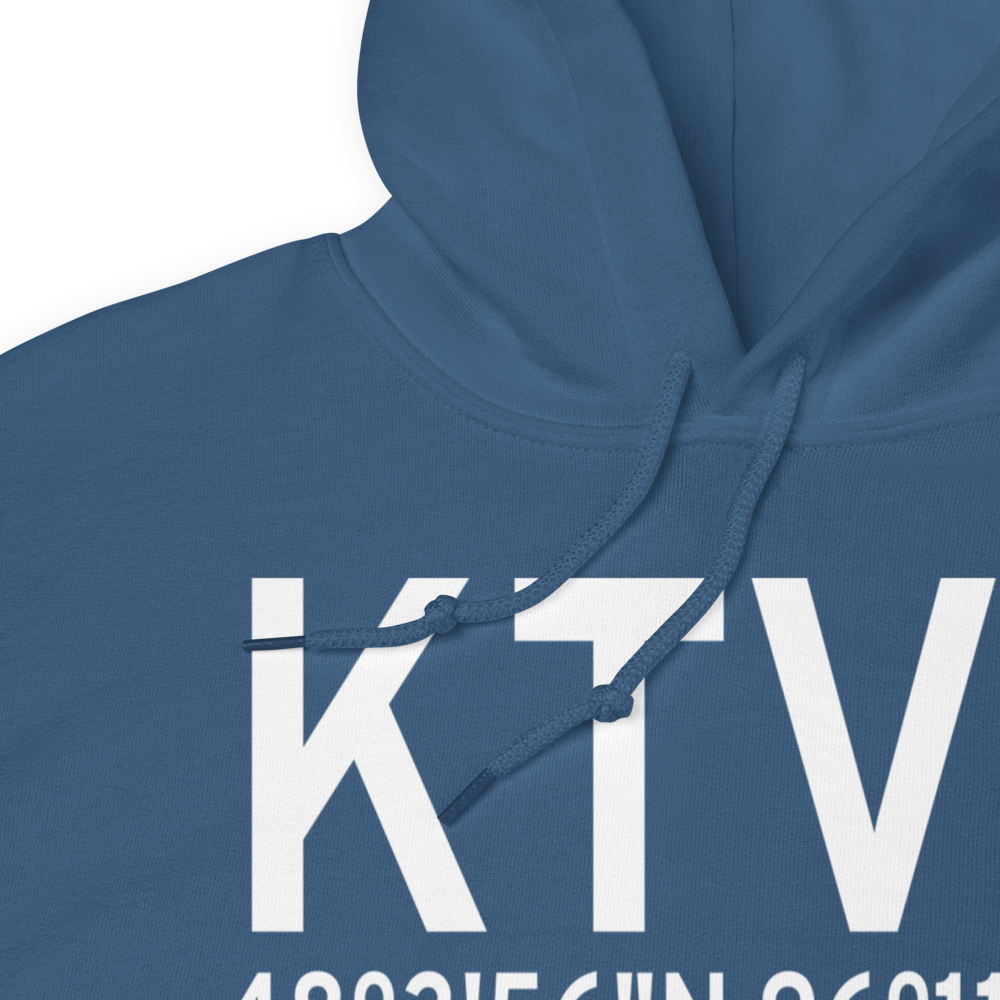 Thief River Falls Regional Airport (KTVF) ICAO Hoodie Sweatshirt 