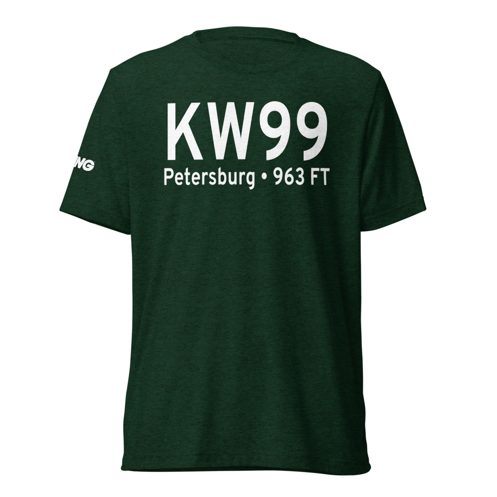 Grant County Airport (KW99) ICAO Tri-blend T-Shirt 