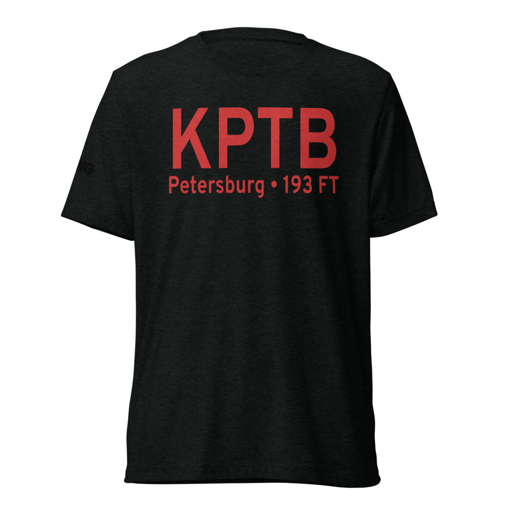 Dinwiddie County Airport (KPTB) ICAO Tri-blend T-Shirt 