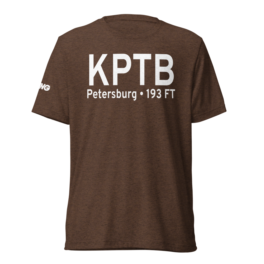 Dinwiddie County Airport (KPTB) ICAO Tri-blend T-Shirt 