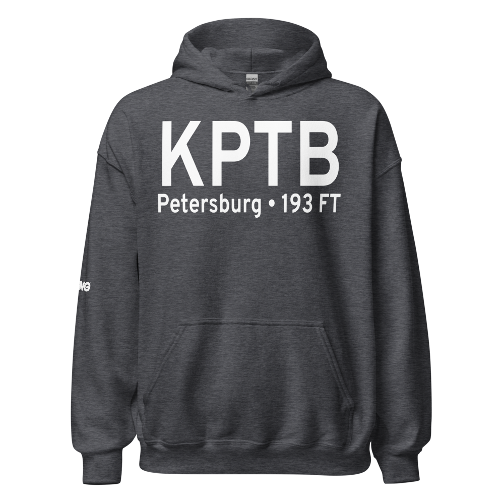 Dinwiddie County Airport (KPTB) ICAO Hoodie Sweatshirt 