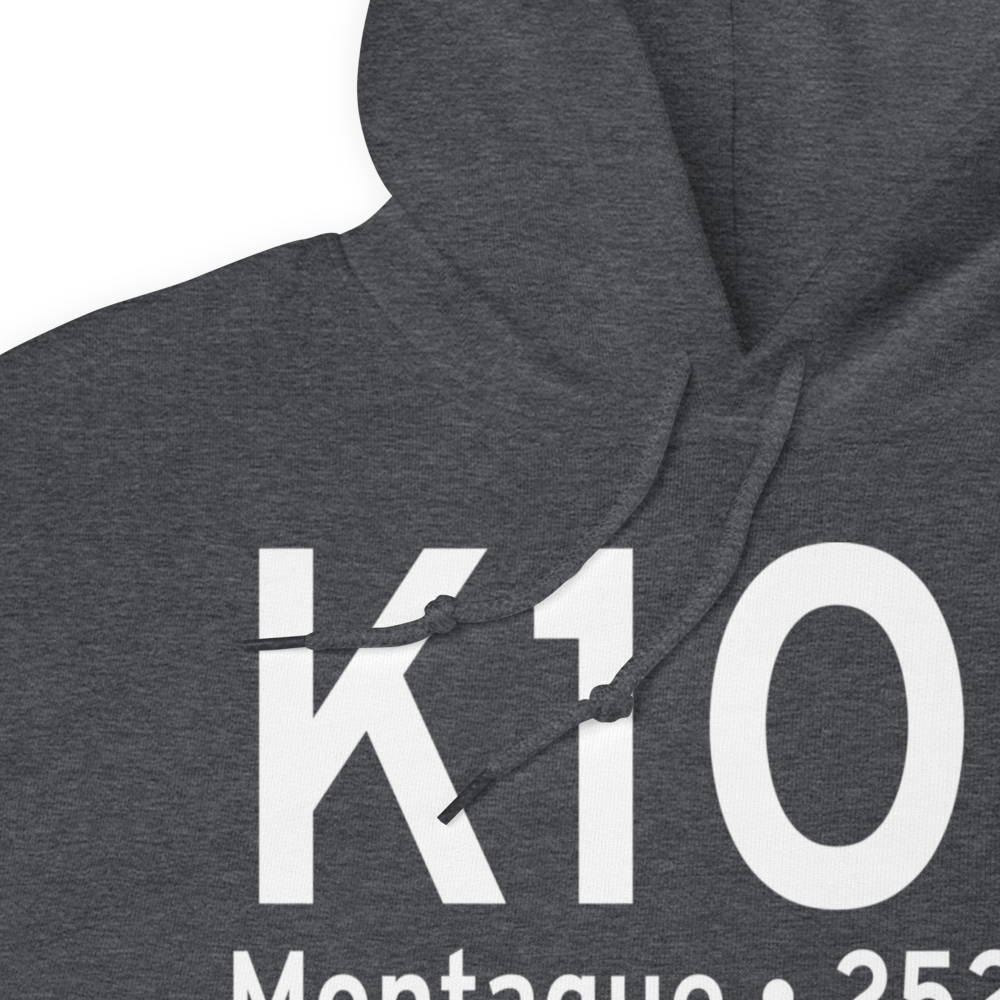 Montague-Yreka Rohrer Field (K1O5) ICAO Hoodie Sweatshirt 