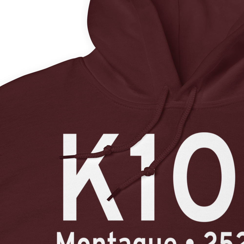 Montague-Yreka Rohrer Field (K1O5) ICAO Hoodie Sweatshirt 