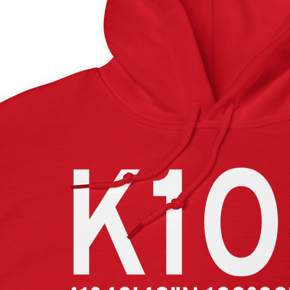 Montague-Yreka Rohrer Field (K1O5) ICAO Hoodie Sweatshirt 