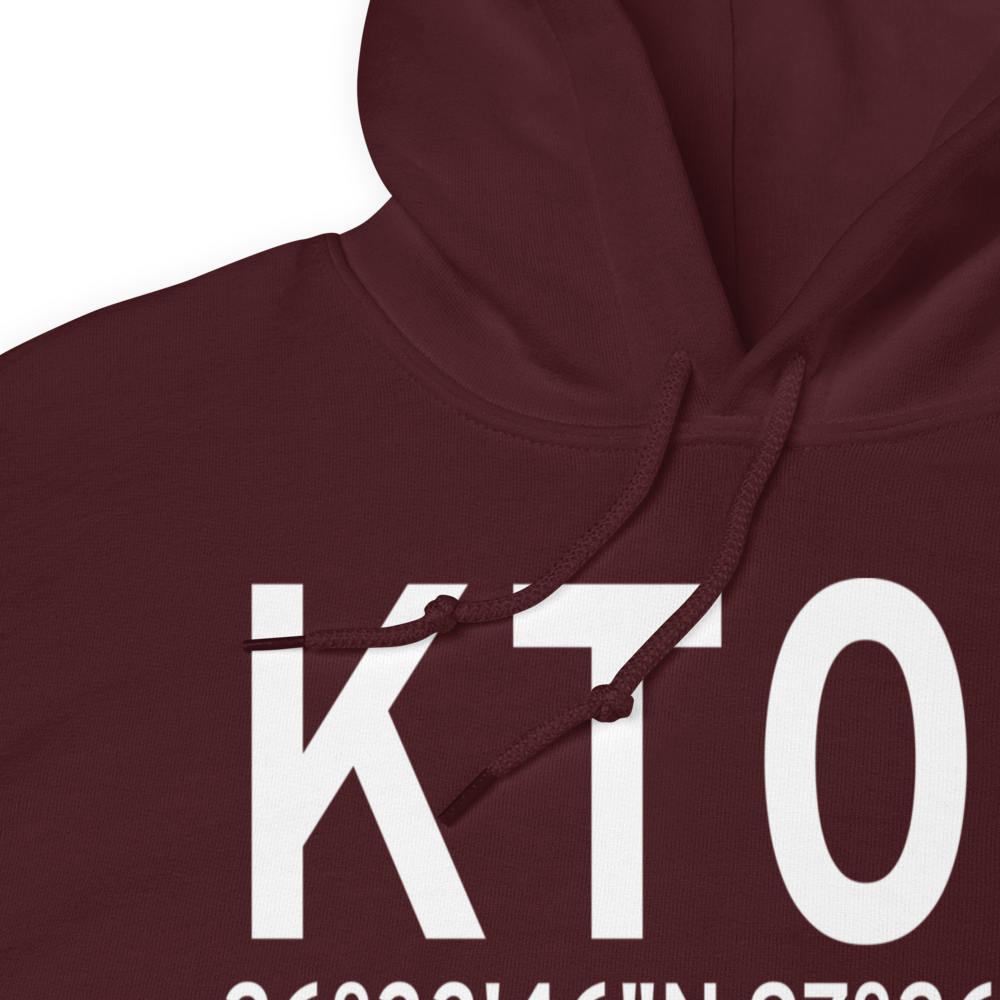 Charles R Johnson Airport (KT05) ICAO Hoodie Sweatshirt 