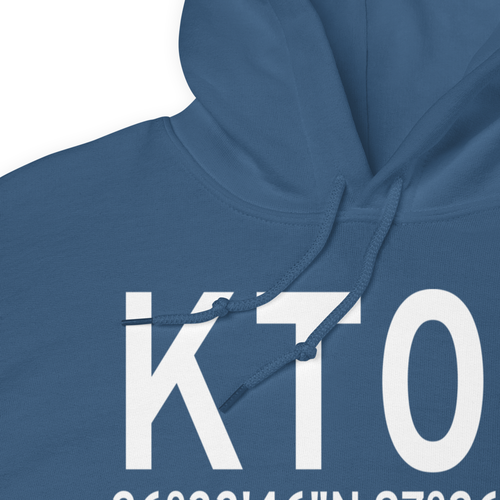 Charles R Johnson Airport (KT05) ICAO Hoodie Sweatshirt 