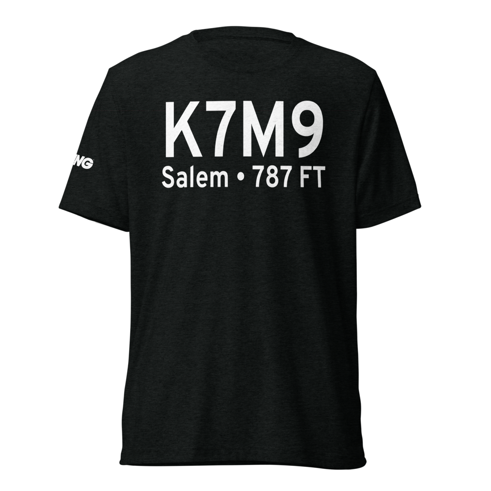 Salem Airport (K7M9) ICAO Tri-blend T-Shirt 