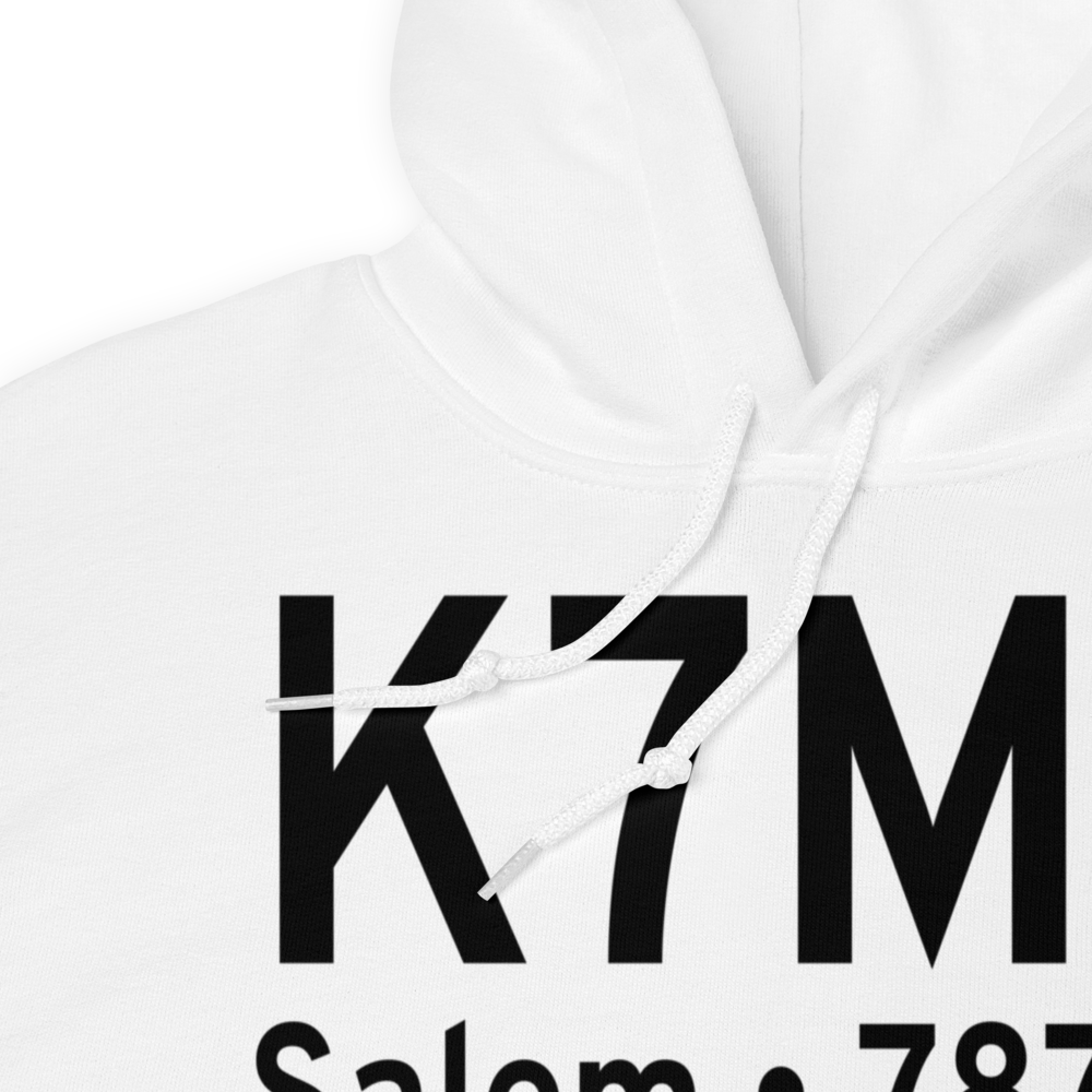 Salem Airport (K7M9) ICAO Hoodie Sweatshirt 