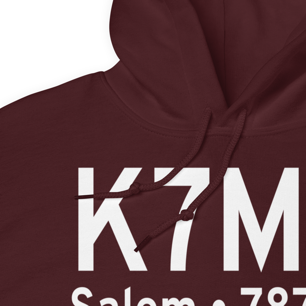 Salem Airport (K7M9) ICAO Hoodie Sweatshirt 