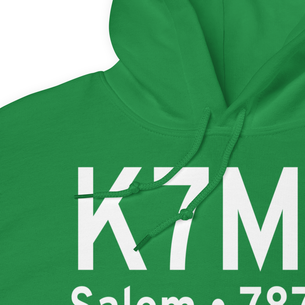 Salem Airport (K7M9) ICAO Hoodie Sweatshirt 