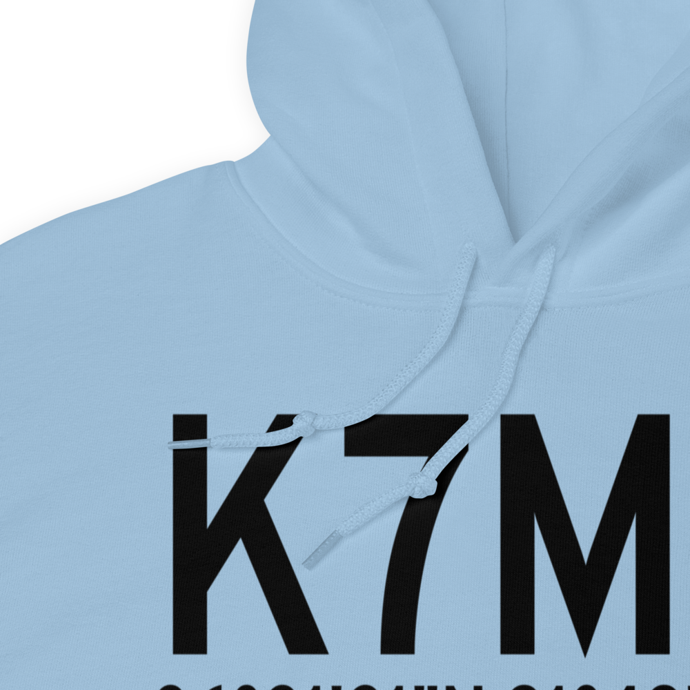 Salem Airport (K7M9) ICAO Hoodie Sweatshirt 