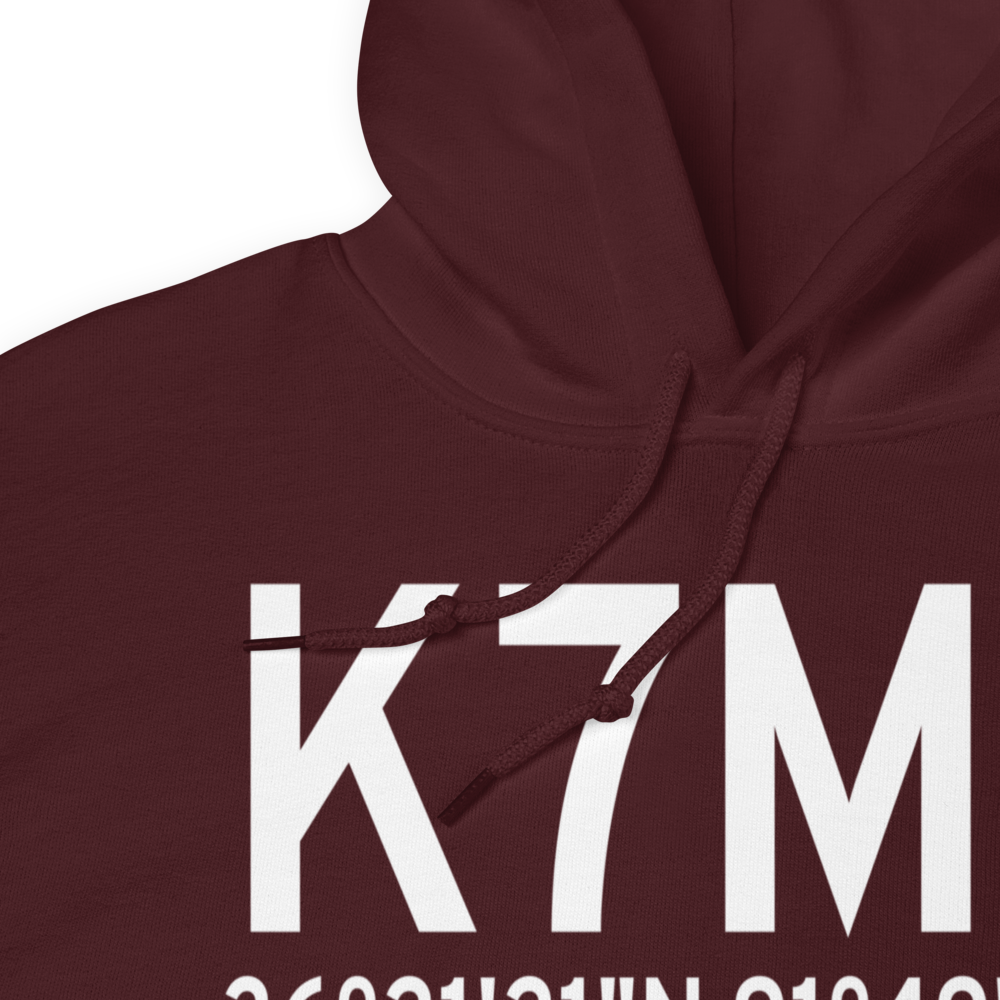 Salem Airport (K7M9) ICAO Hoodie Sweatshirt 