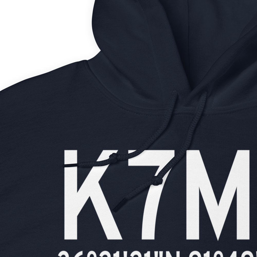 Salem Airport (K7M9) ICAO Hoodie Sweatshirt 