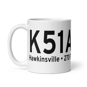 Hawkinsville Pulaski County Airport (K51A) ICAO Mug