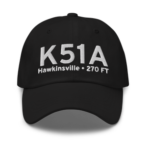 Hawkinsville Pulaski County Airport (K51A) ICAO Hat