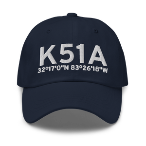 Hawkinsville Pulaski County Airport (K51A) ICAO Hat