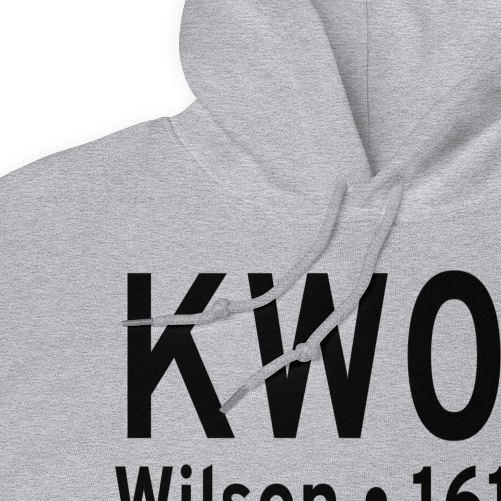 Wilson Industrial Air Center Airport (KW03) ICAO Hoodie Sweatshirt 