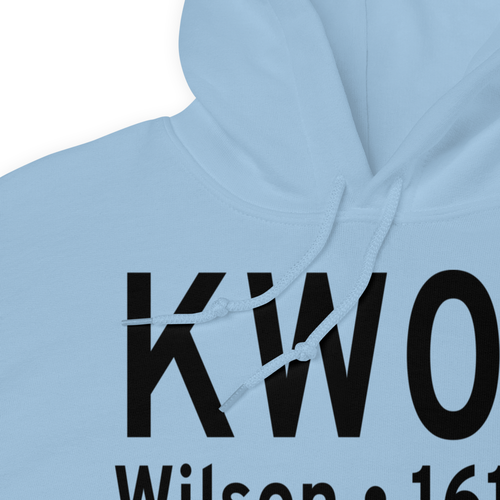 Wilson Industrial Air Center Airport (KW03) ICAO Hoodie Sweatshirt 