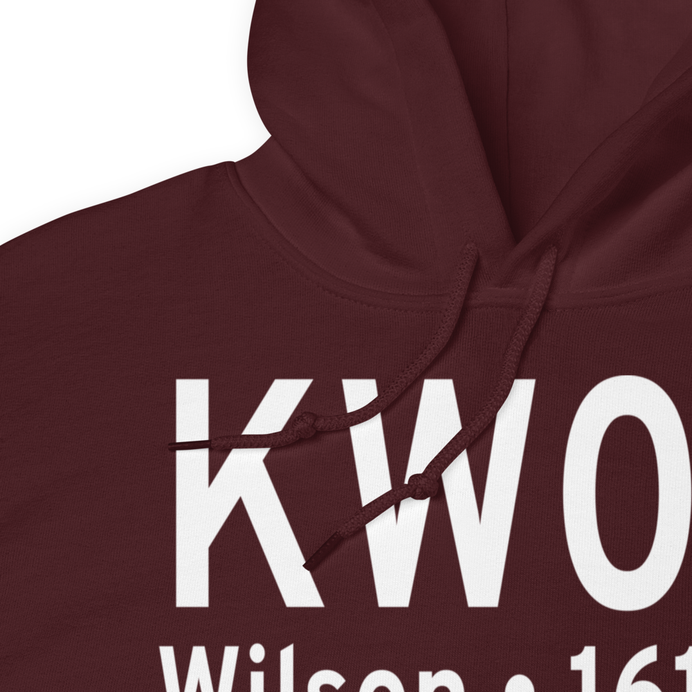 Wilson Industrial Air Center Airport (KW03) ICAO Hoodie Sweatshirt 