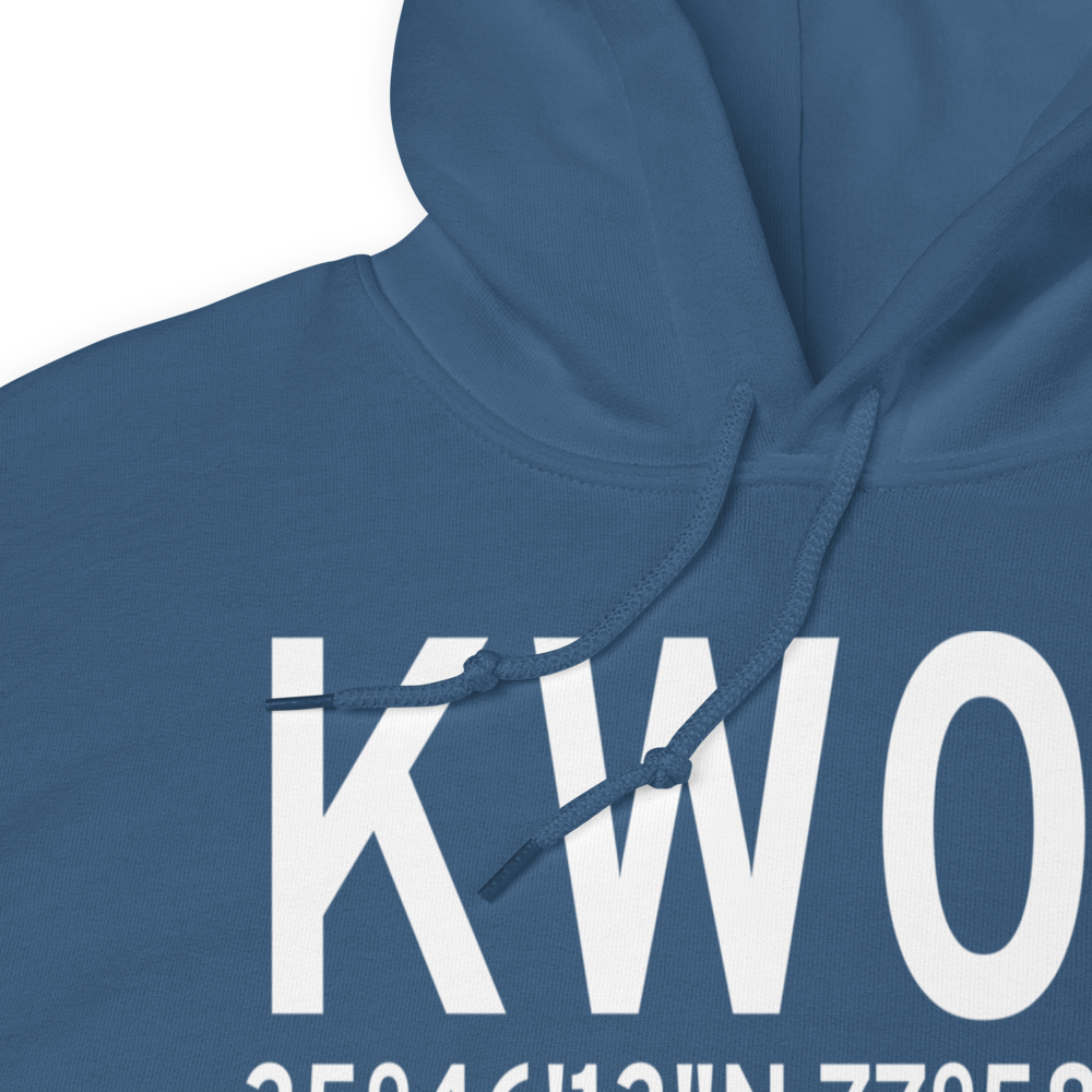 Wilson Industrial Air Center Airport (KW03) ICAO Hoodie Sweatshirt 