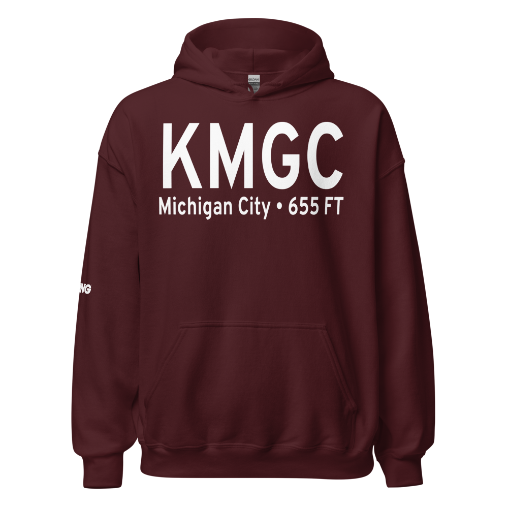 Michigan City Municipal Airport (KMGC) ICAO Hoodie Sweatshirt 