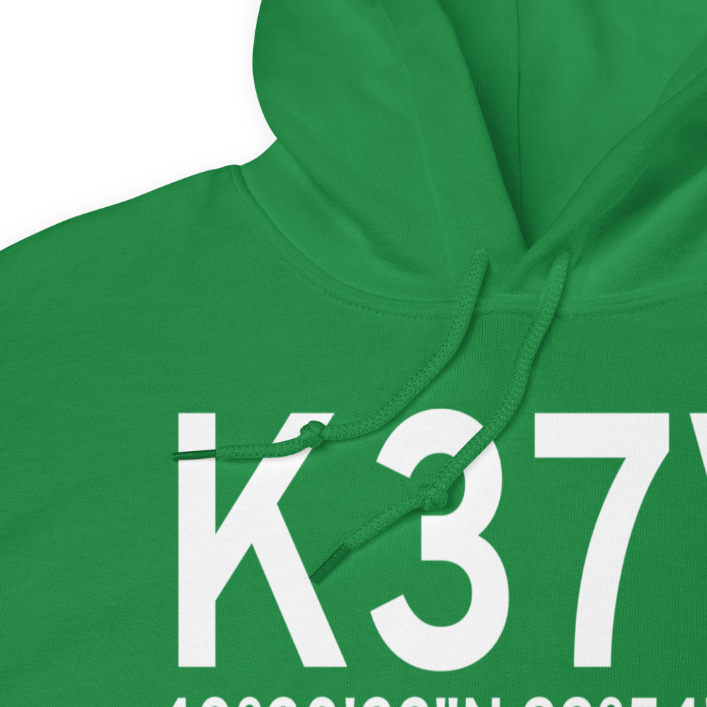 Arapahoe Municipal Airport (K37V) ICAO Hoodie Sweatshirt 