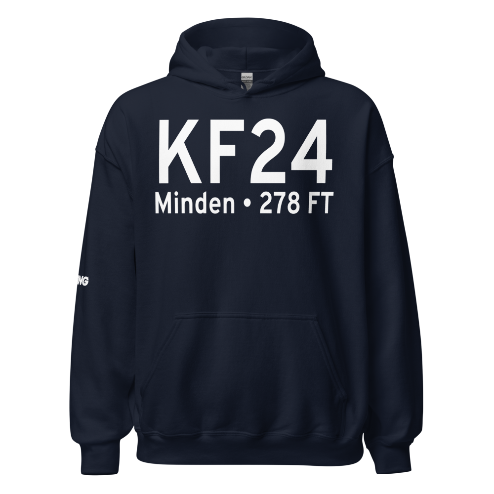 Minden Airport (KF24) ICAO Hoodie Sweatshirt 
