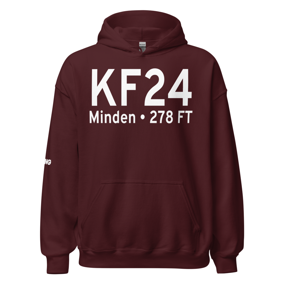 Minden Airport (KF24) ICAO Hoodie Sweatshirt 