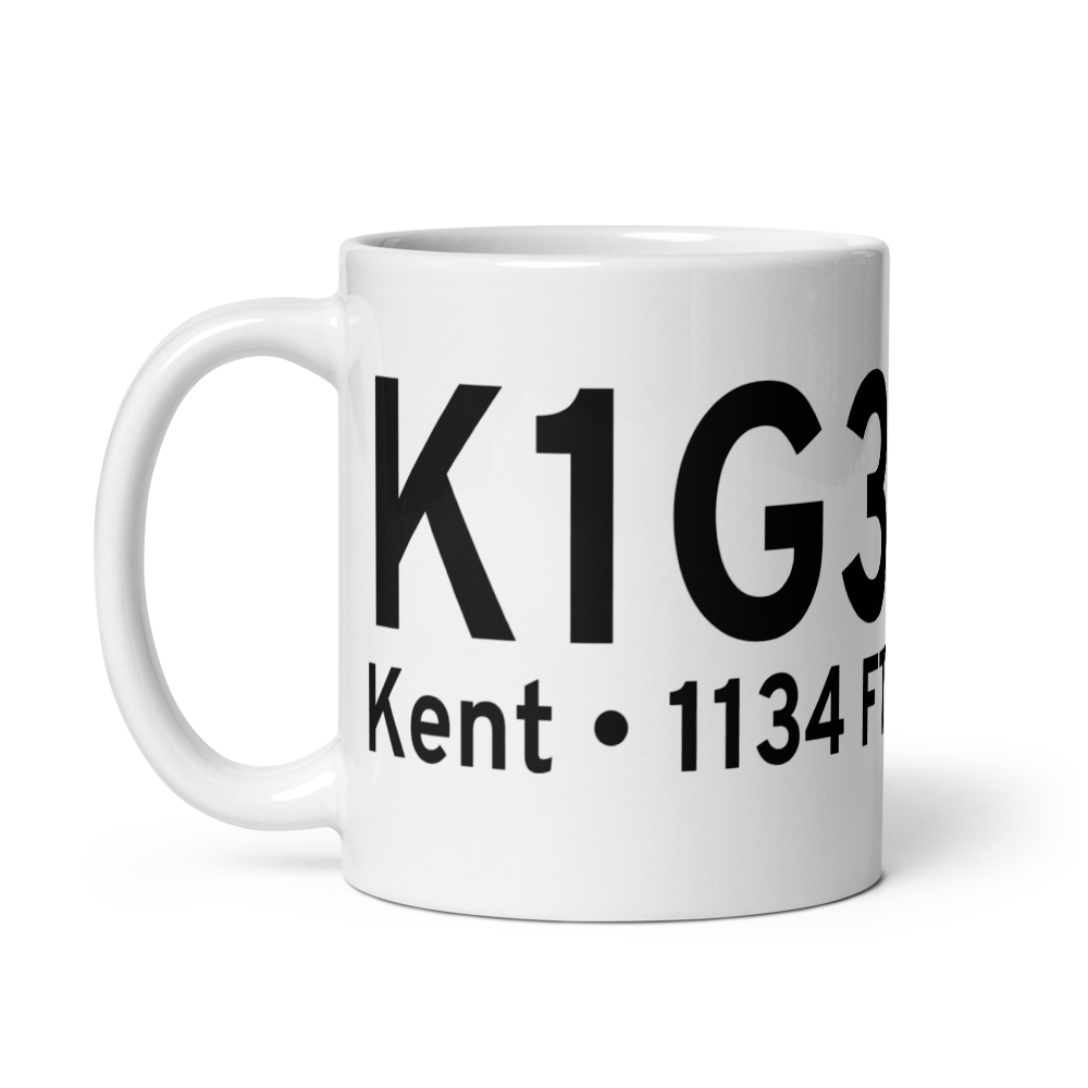 Kent State University Airport (K1G3) ICAO Mug 