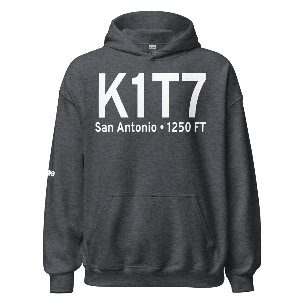 Kestrel Airpark (K1T7) ICAO Hoodie Sweatshirt 