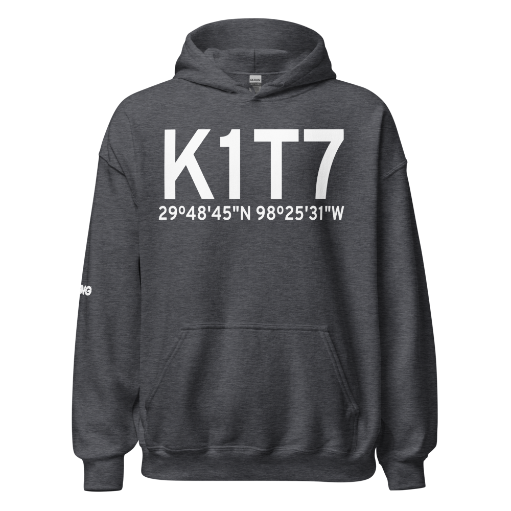 Kestrel Airpark (K1T7) ICAO Hoodie Sweatshirt 