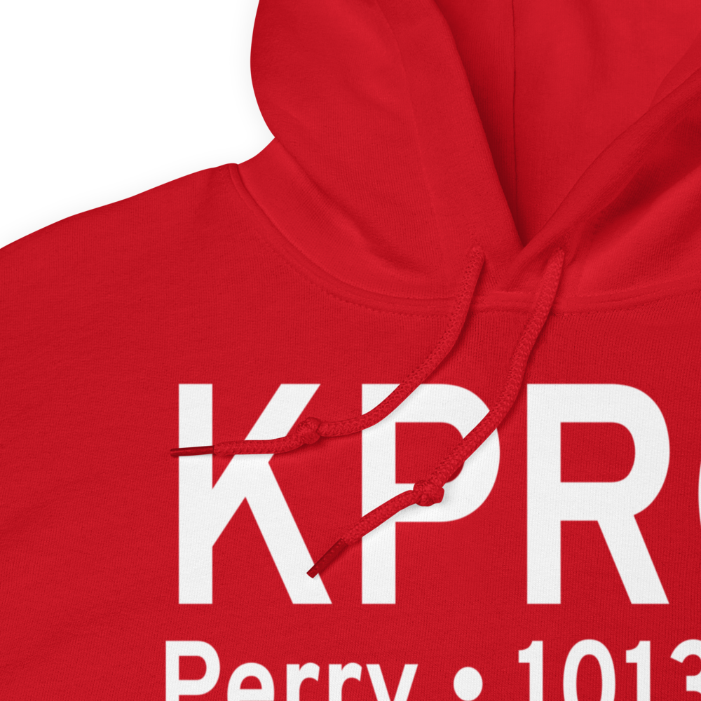 Perry Municipal Airport (KPRO) ICAO Hoodie Sweatshirt 
