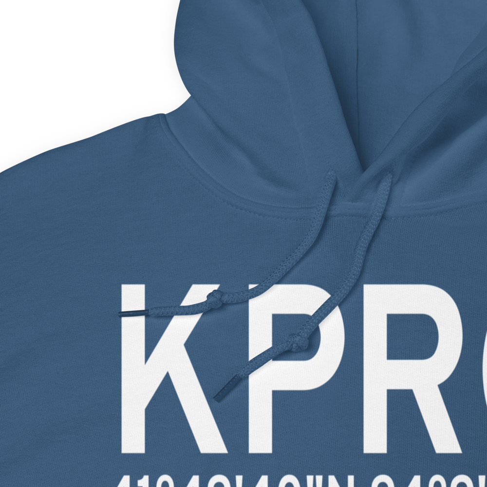 Perry Municipal Airport (KPRO) ICAO Hoodie Sweatshirt 