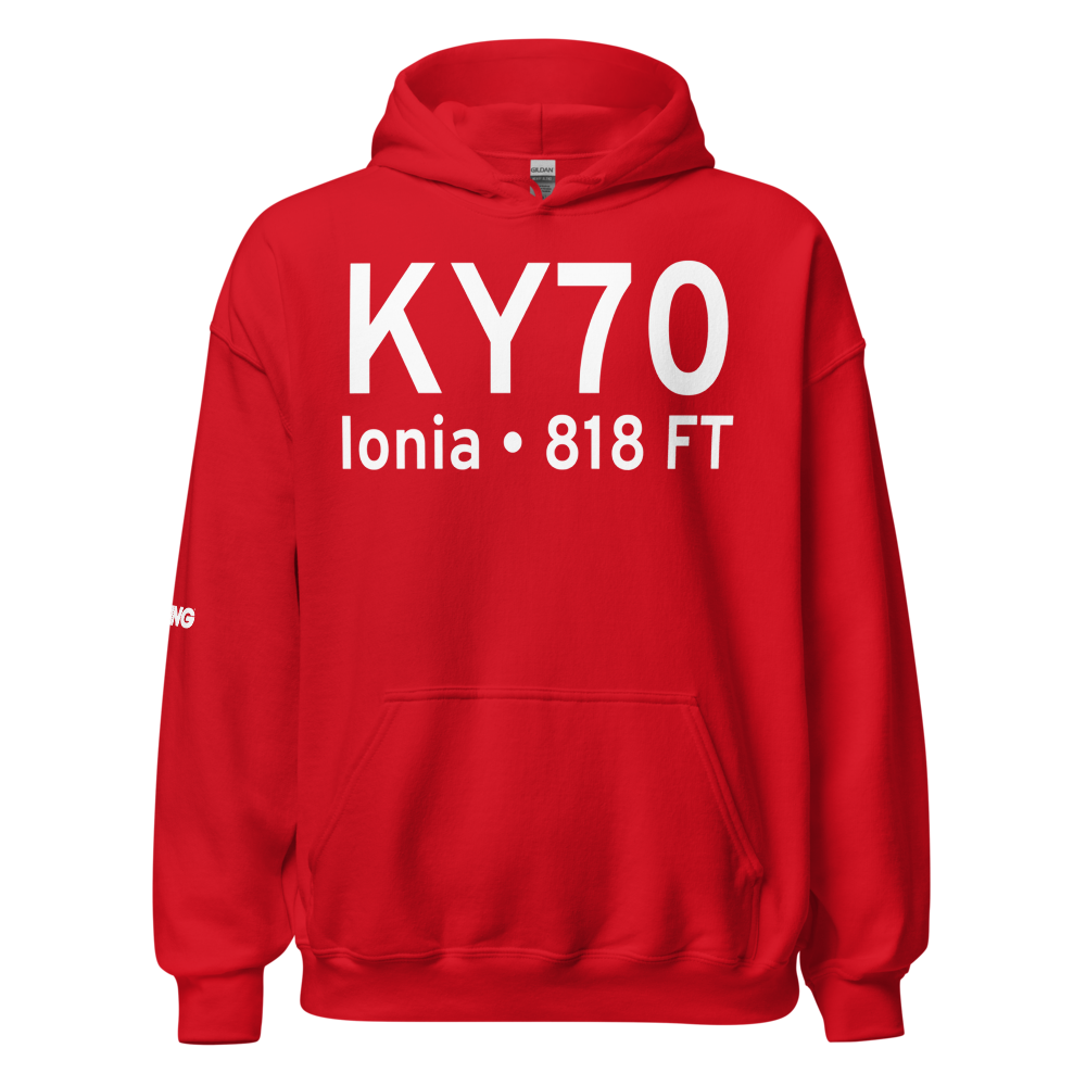 Ionia County Airport (KY70) ICAO Hoodie Sweatshirt 