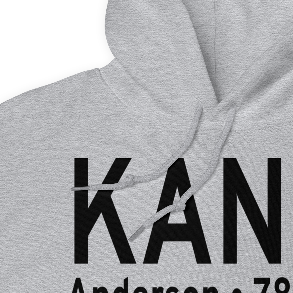 Anderson Regional Airport (KAND) ICAO Hoodie Sweatshirt 