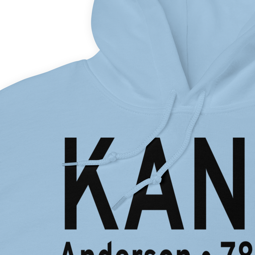 Anderson Regional Airport (KAND) ICAO Hoodie Sweatshirt 