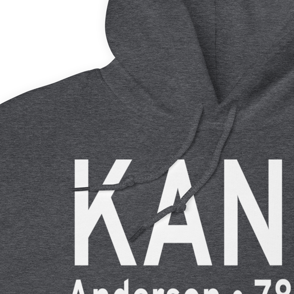 Anderson Regional Airport (KAND) ICAO Hoodie Sweatshirt 