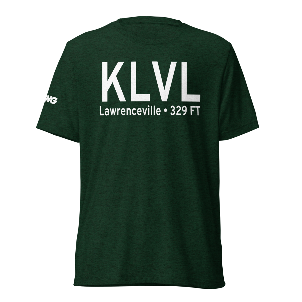 Brunswick Municipal Airport (KLVL) ICAO Tri-blend T-Shirt 
