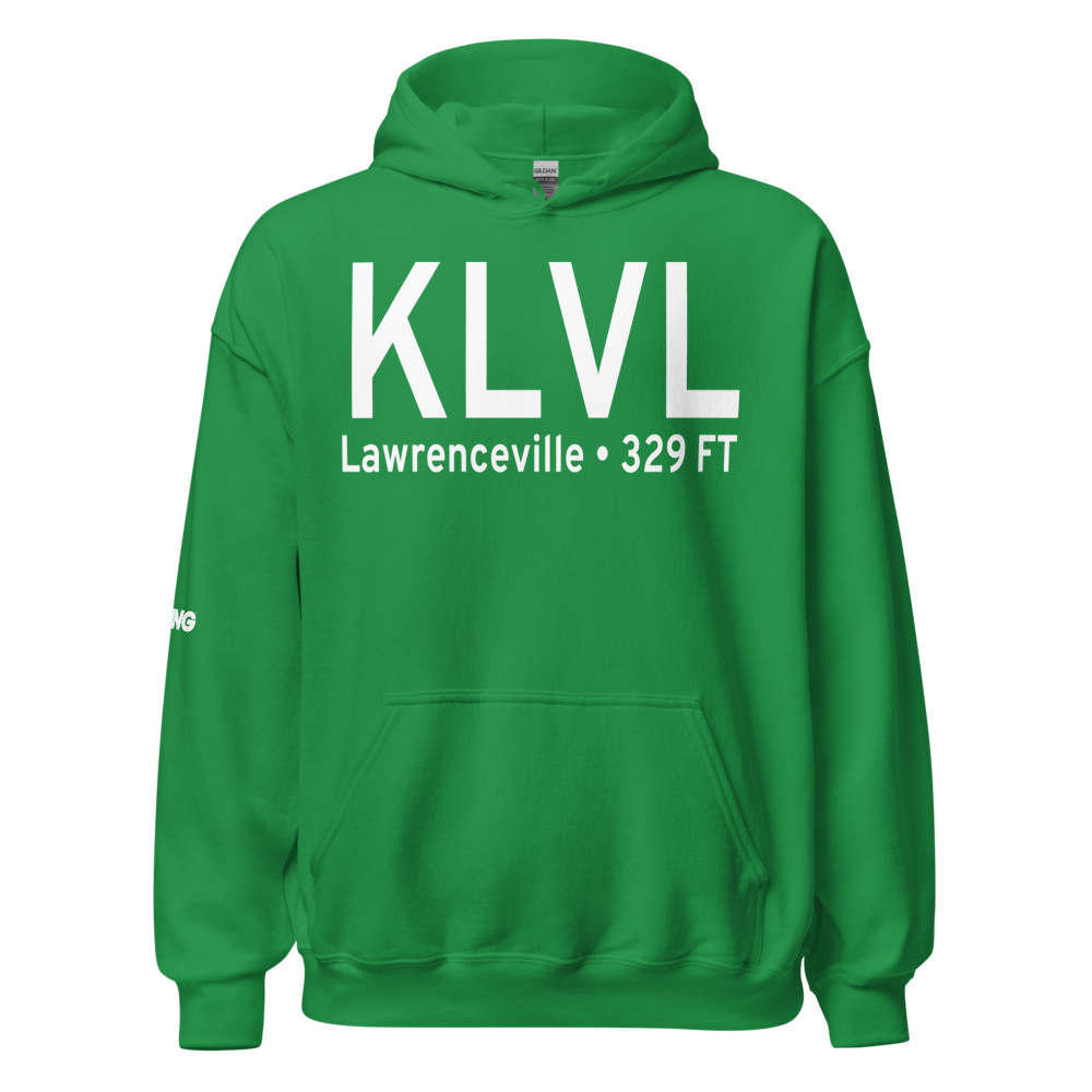 Brunswick Municipal Airport (KLVL) ICAO Hoodie Sweatshirt 