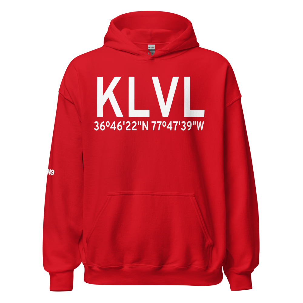 Brunswick Municipal Airport (KLVL) ICAO Hoodie Sweatshirt 