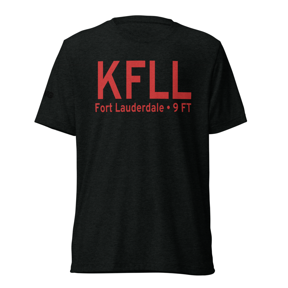 Fort Lauderdale Hollywood International Airport (KFLL) ICAO Tri-blend T-Shirt 