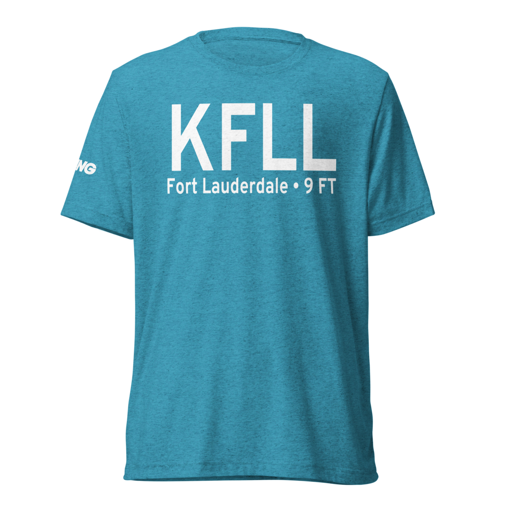 Fort Lauderdale Hollywood International Airport (KFLL) ICAO Tri-blend T-Shirt 