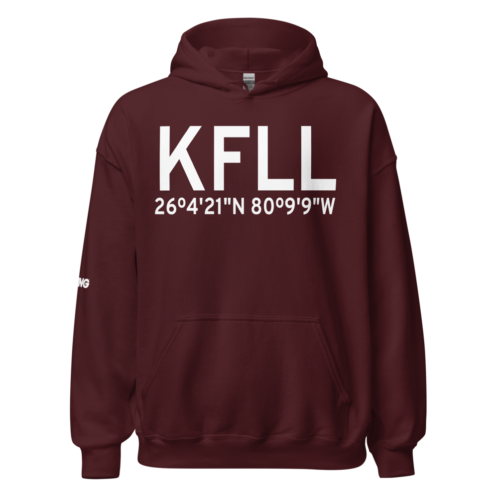 Fort Lauderdale Hollywood International Airport (KFLL) ICAO Hoodie Sweatshirt 