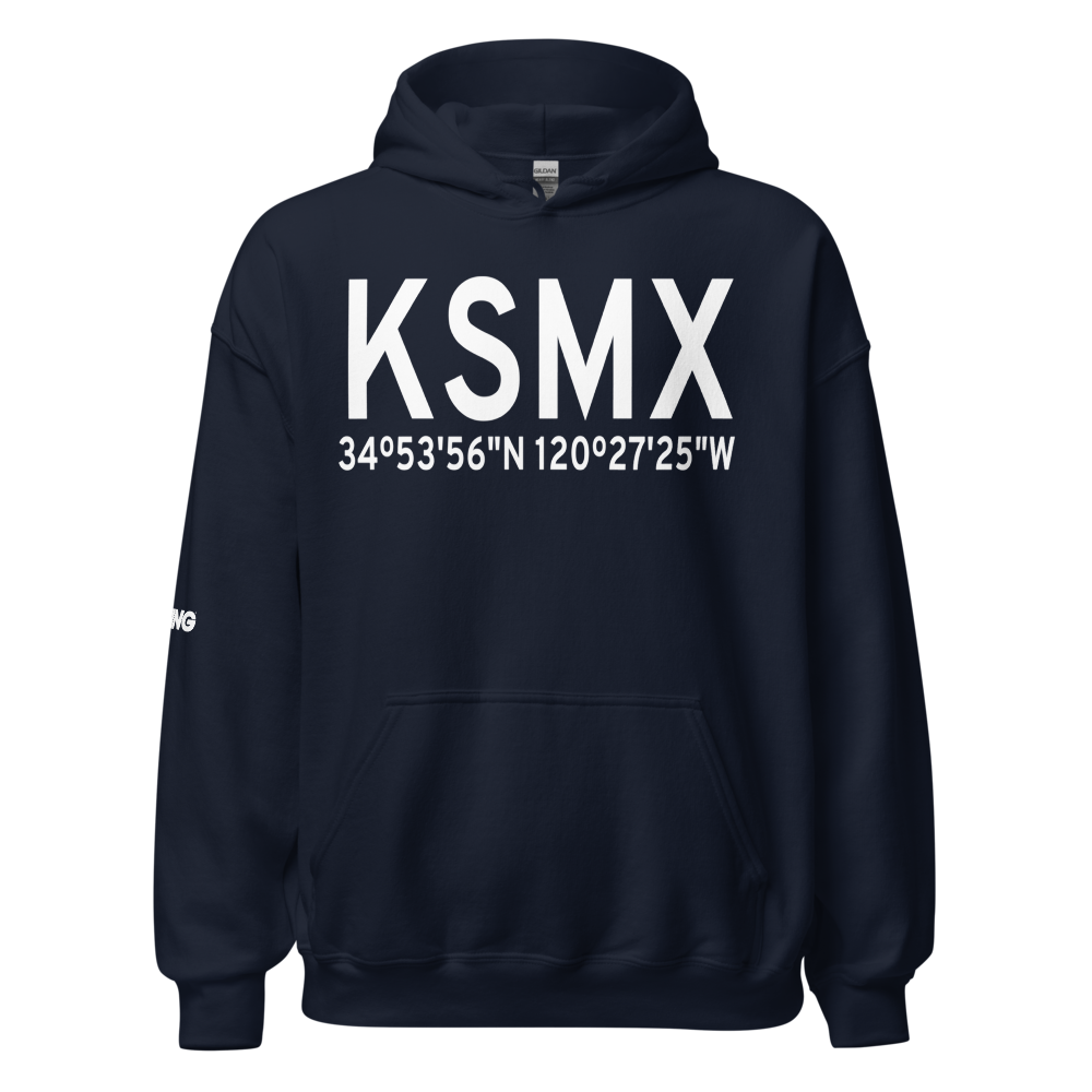Santa Maria Pub/Capt G Allan Hancock Field (KSMX) ICAO Hoodie Sweatshirt 