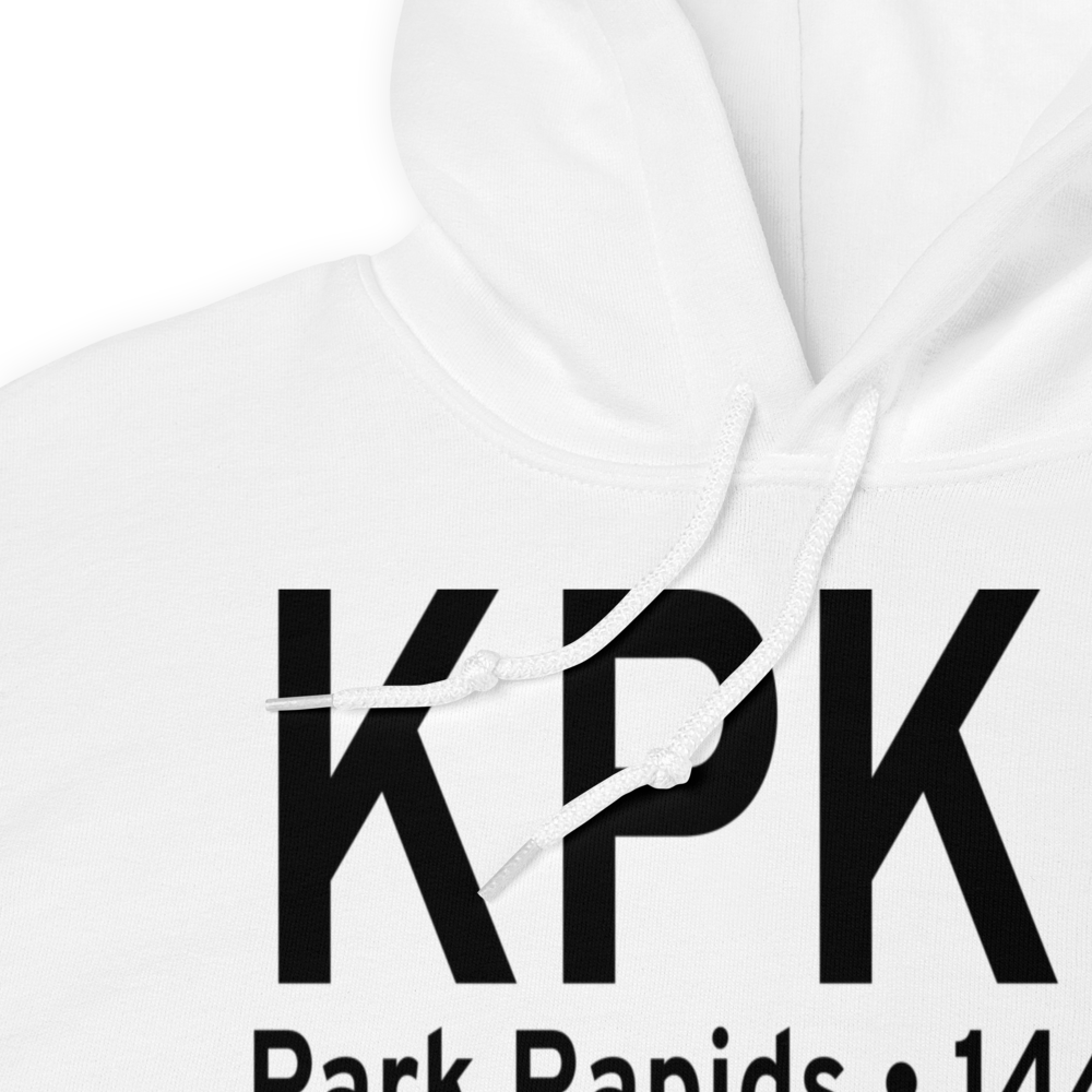 Park Rapids Municipal Konshok Field (KPKD) ICAO Hoodie Sweatshirt 