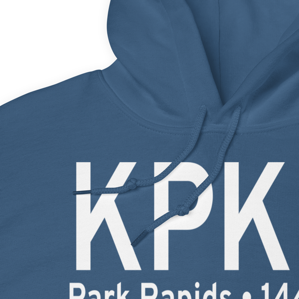 Park Rapids Municipal Konshok Field (KPKD) ICAO Hoodie Sweatshirt 