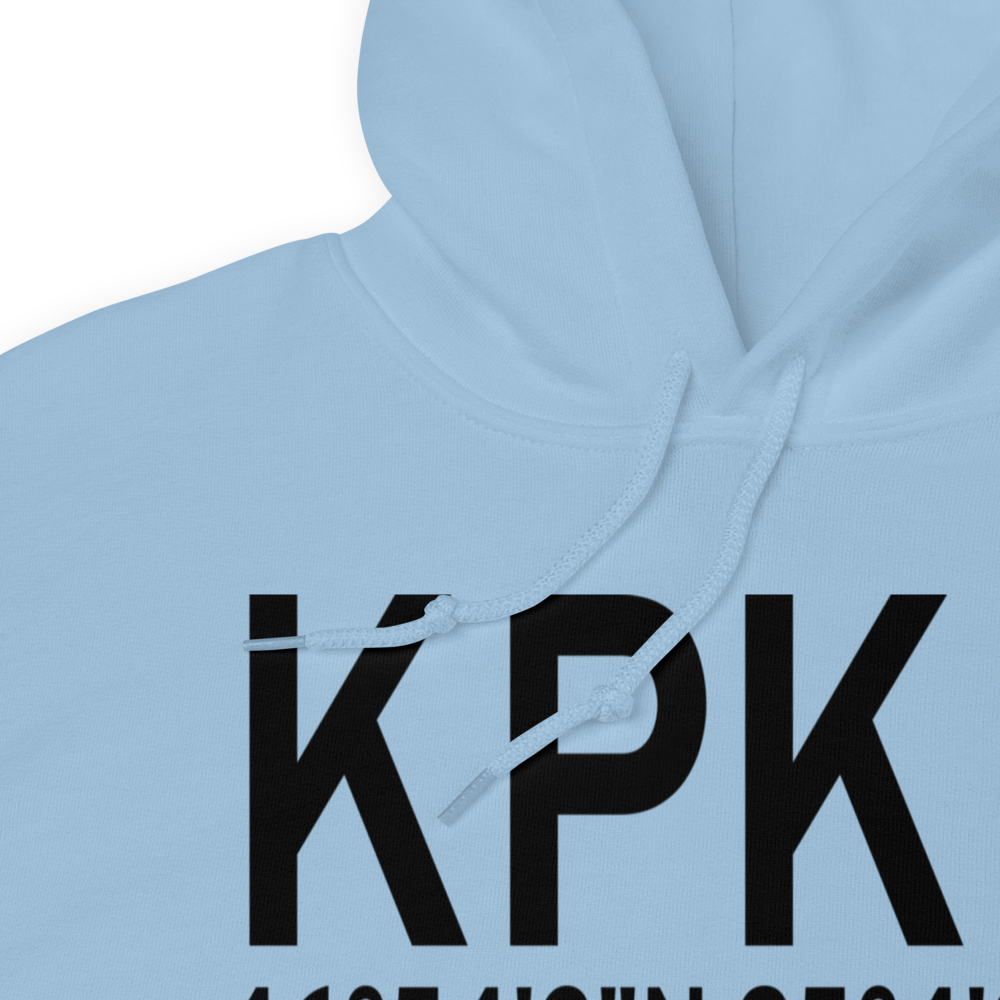 Park Rapids Municipal Konshok Field (KPKD) ICAO Hoodie Sweatshirt 